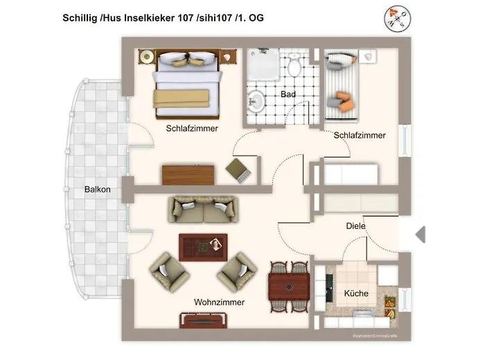 Hus Inselkieker Hus Inselkieker 107 쉴리그